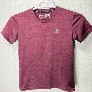 Ariat Tek Heat Series T Shirt Sz/M Burgundy Women’s Fits Like Small Athletic Fit